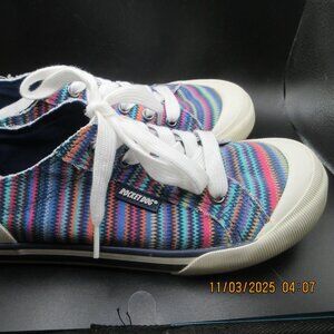 ROCKET DOG STRIPED SNEAKERS~SIZE 7.5